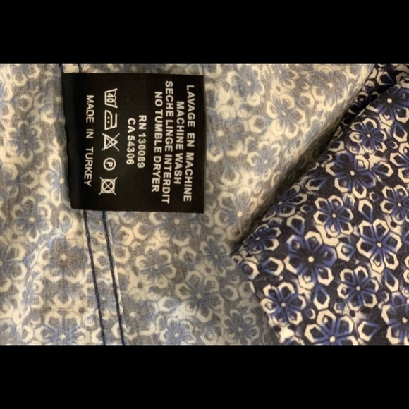 JARED LANG Young Men’s Cotton Button Down Medium - Picture 2 of 6